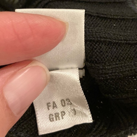 Vintage St. John Evening Black Ribbed Square Sequins 3/4 Sleeves Top Size 2 - Picture 11 of 14